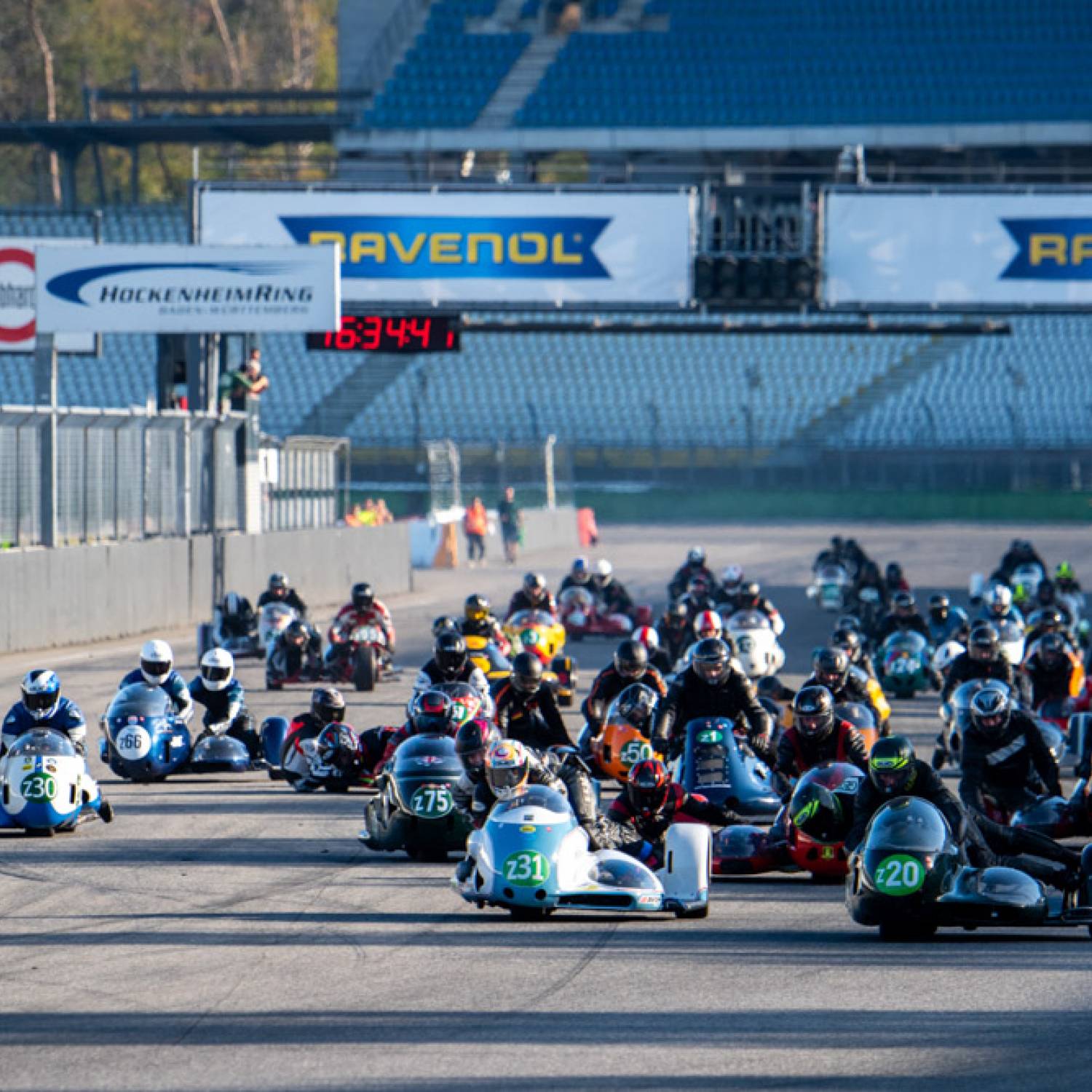 DHM-Gespanne auf dem Sachsenring