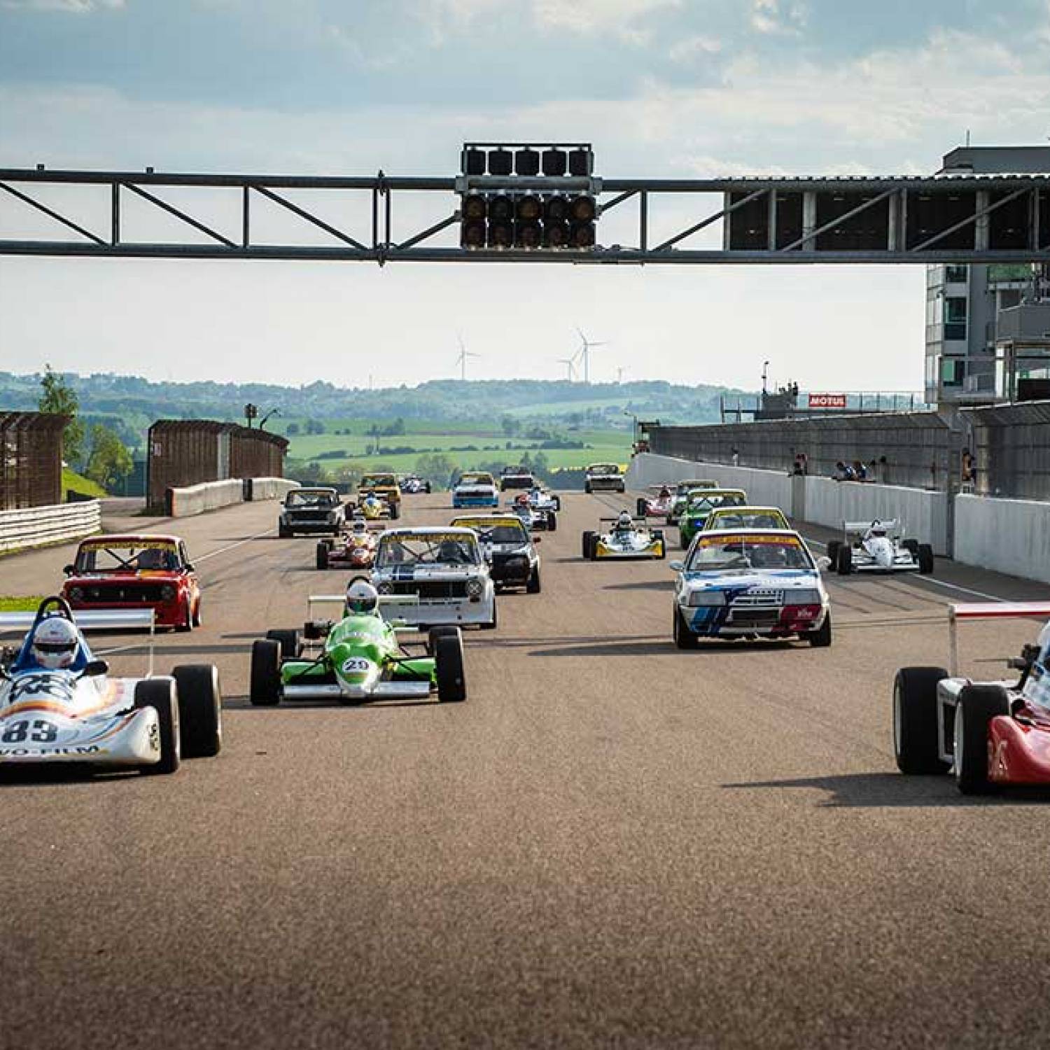 Große Bühne: ADAC Historic Cup Ost startet im Rahmen der DTM auf dem Sachsenring